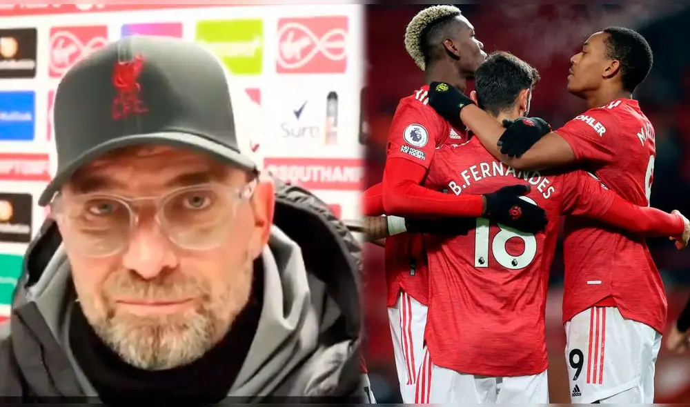 Liverpool y Manchester United comparten la punta de la Premier League. Foto: captura/Goal/EFE