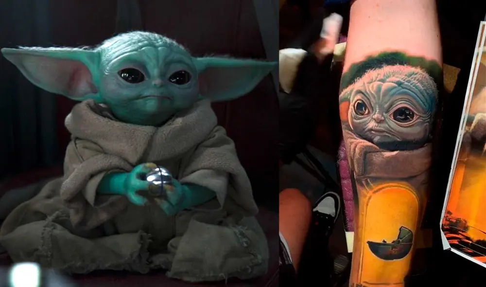 Desliza las imágenes para ver el increíble tatuaje que se hizo este fanático de Grogu, el personaje de The Mandalorian. Foto: captura de TikTok/@nikkohurtado