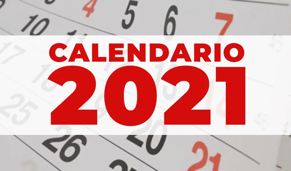 Calendario 2021 para descargar gratis. Foto: composición LR