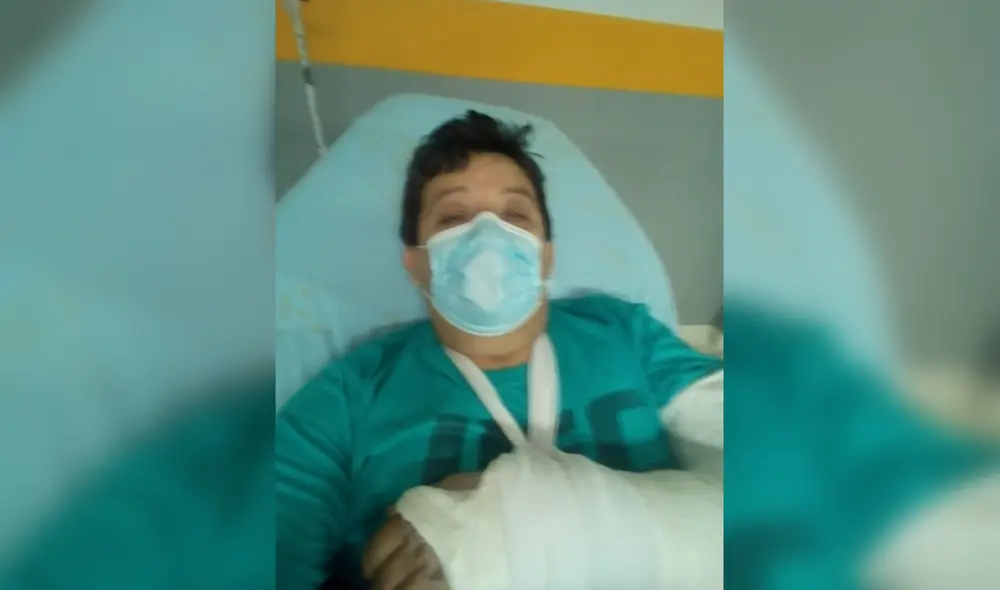 Enfermero de profesión pasa momentos complicados de salud y también económicos. Foto: Franklin Hernández Enfermero de profesión pasa momentos complicados de salud y también económicos. Foto: Franklin Hernández