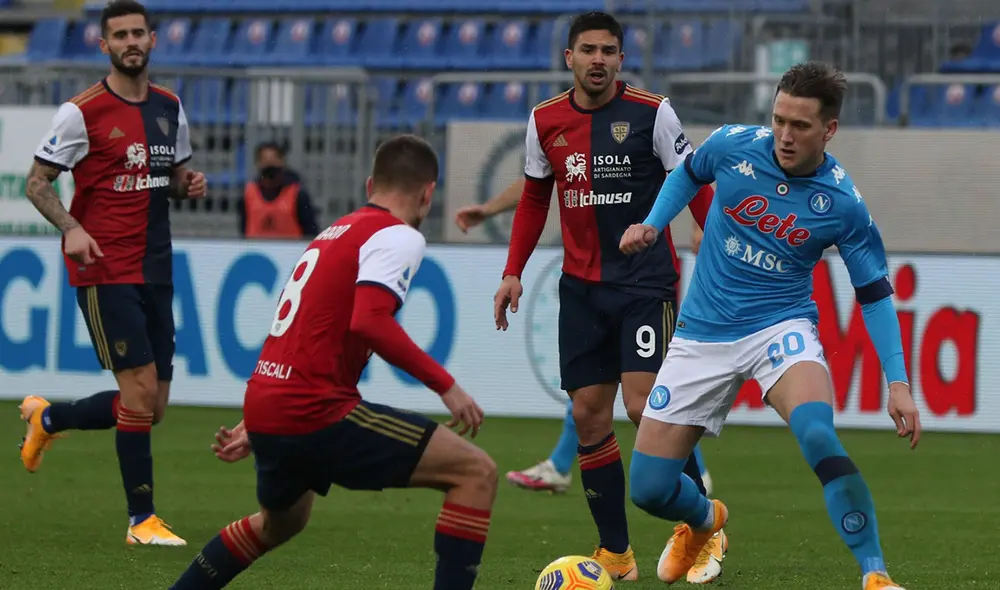Cagliari viene de perder ante Napoli la fecha pasada. Foto: EFE Cagliari viene de perder ante Napoli la fecha pasada. Foto: EFE