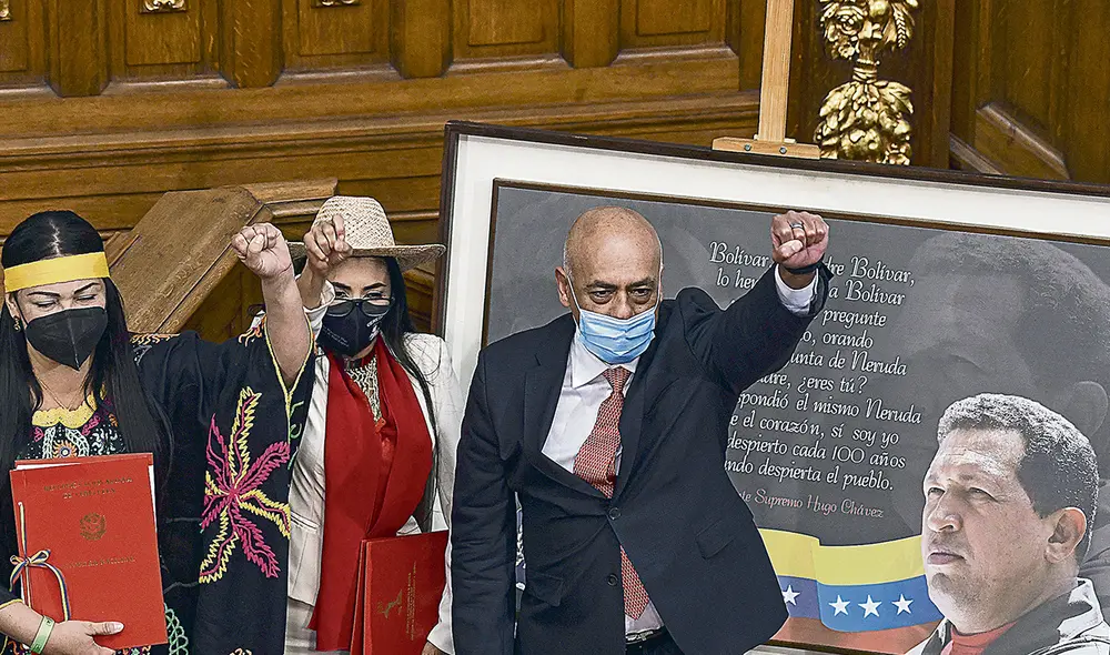 Cacería. Jorge Rodríguez busca desde la AN investigar los gastos de la oposición. Foto: AFP Cacería. Jorge Rodríguez busca desde la AN investigar los gastos de la oposición. Foto: AFP