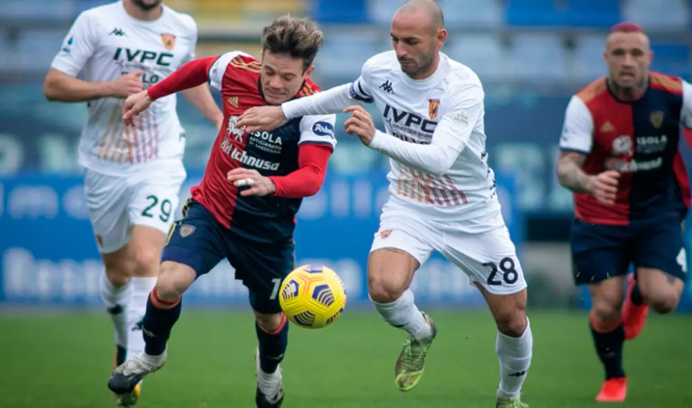 Cagliari recibe al Benevento de Lapadula por la Serie A. Foto: Cagliari/Twitter Cagliari recibe al Benevento de Lapadula por la Serie A. Foto: Cagliari/Twitter