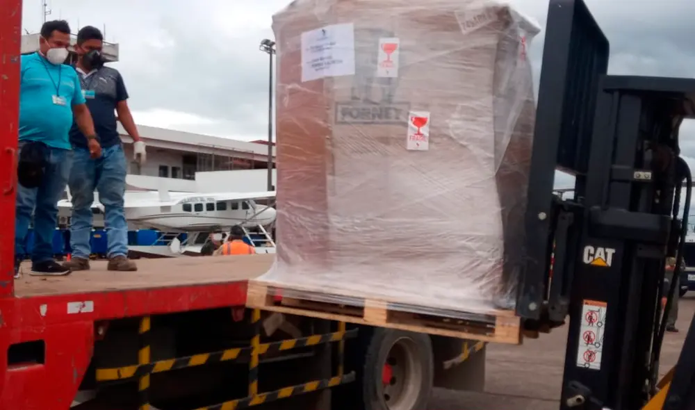 La planta de oxígeno de "Jota Baldeón" llega a Iquitos para salvar vidas. Foto: Difusión