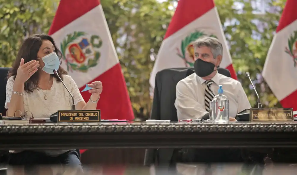 Sagasti se reunió con el Consejo de Ministros para definir acuerdos y acciones contra la COVID-19. Foto: PCM Sagasti se reunió con el Consejo de Ministros para definir acuerdos y acciones contra la COVID-19. Foto: PCM