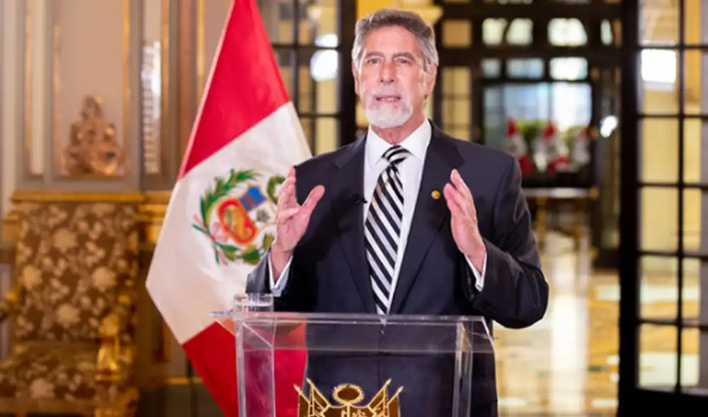 Francisco Sagasti informó a la población sobre la compra de vacunas para el Perú. Foto: Presidencia Perú Francisco Sagasti informó a la población sobre la compra de vacunas para el Perú. Foto: Presidencia Perú
