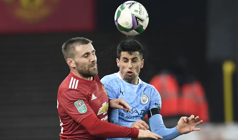 United y City por la Carabo Cup. Foto: AFP