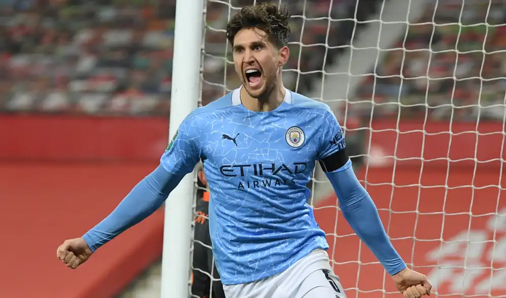 Stones abrió el marcador para el Manchester City. Foto: AFP