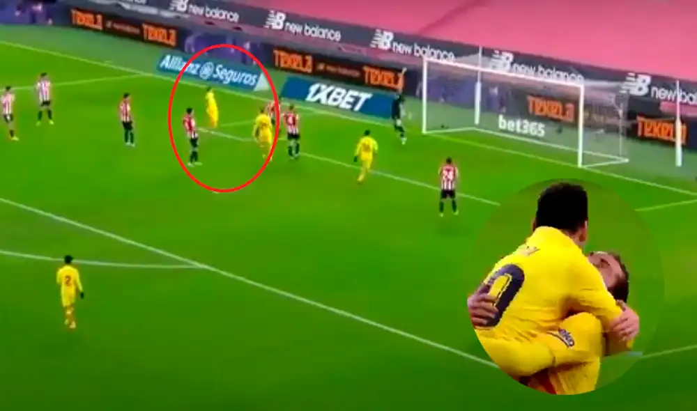 Lionel Messi anotó su doblete con el Barcelona por LaLiga. Foto: DirecTV Sports