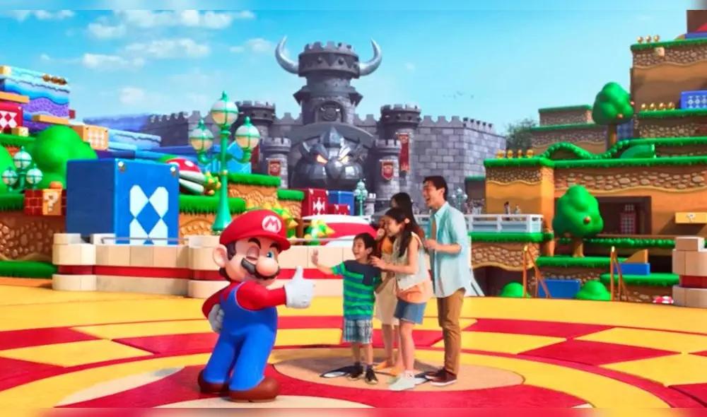 Super Nintendo World es el parque de atracciones de Nintendo que acaba de lanzar su web para tours virtuales. Foto: Nintendo