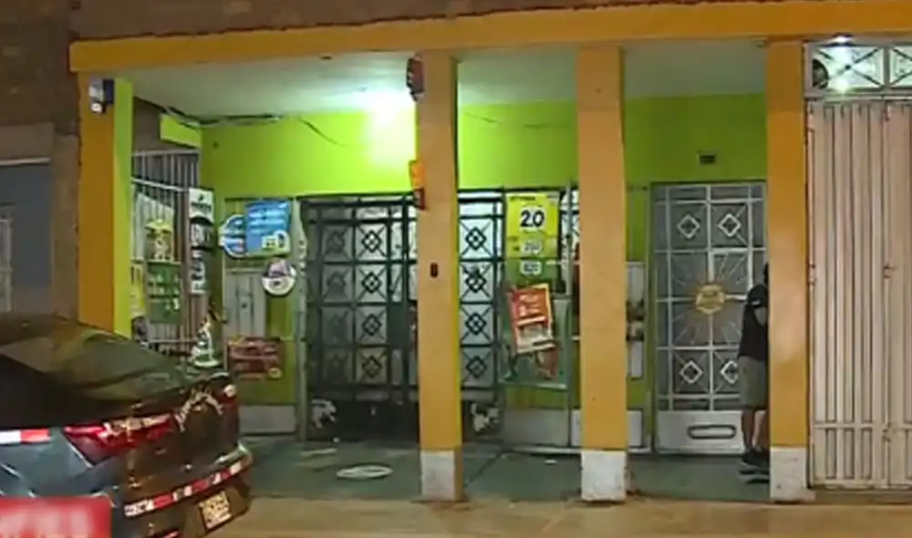 PNP investiga el crimen suscitado en Santa Anita. Foto: captura de Latina