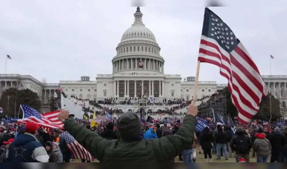La enmienda 25 en Estados Unidos podría generar la destitución de Trump. Foto: EFE La enmienda 25 en Estados Unidos podría generar la destitución de Trump. Foto: EFE