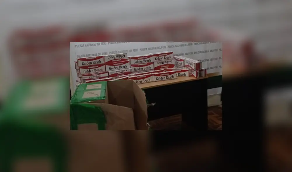 Era transportado por empresa de encomiendas. Foto: PNP