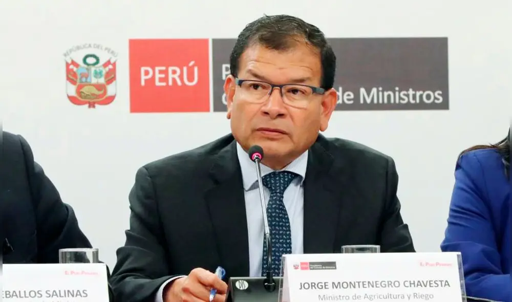 Montenegro también desempeñó cargos en la Autoridad Nacional del Agua (ANA). Foto: Andina