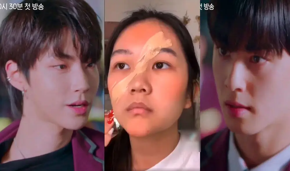 Captura del video viral de fan en TikTok sobre True beauty. Foto: composición LR / TikTok / tvN Captura del video viral de fan en TikTok sobre True beauty. Foto: composición LR / TikTok / tvN