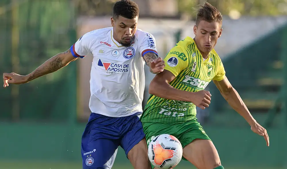 Defensa y Justicia avanzó a la ronda de semifinales a costa de Bahía. Foto: Conmebol Sudamericana
