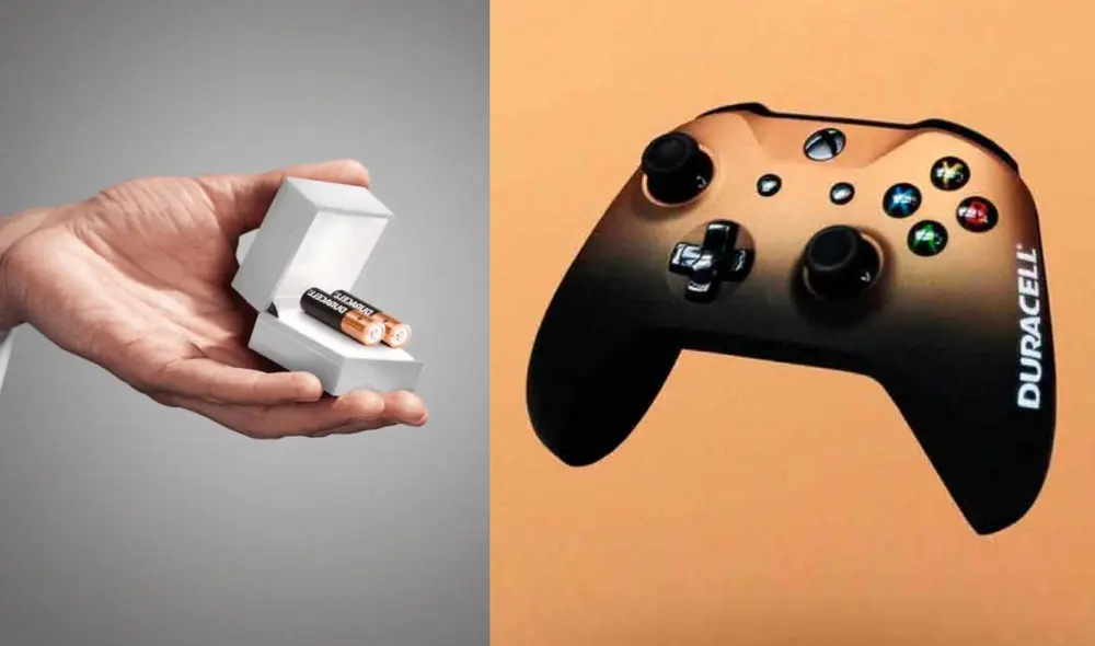 "Ofrecemos intencionalmente la opción al consumidor de uso de pilas AA de cualquier marca para dar corriente al control cuando se conecta a la consola o la PC", dijo Microsoft sobre el supuesto acuerdo con Duracell. Foto: Twitter/Duracell/Gamecored