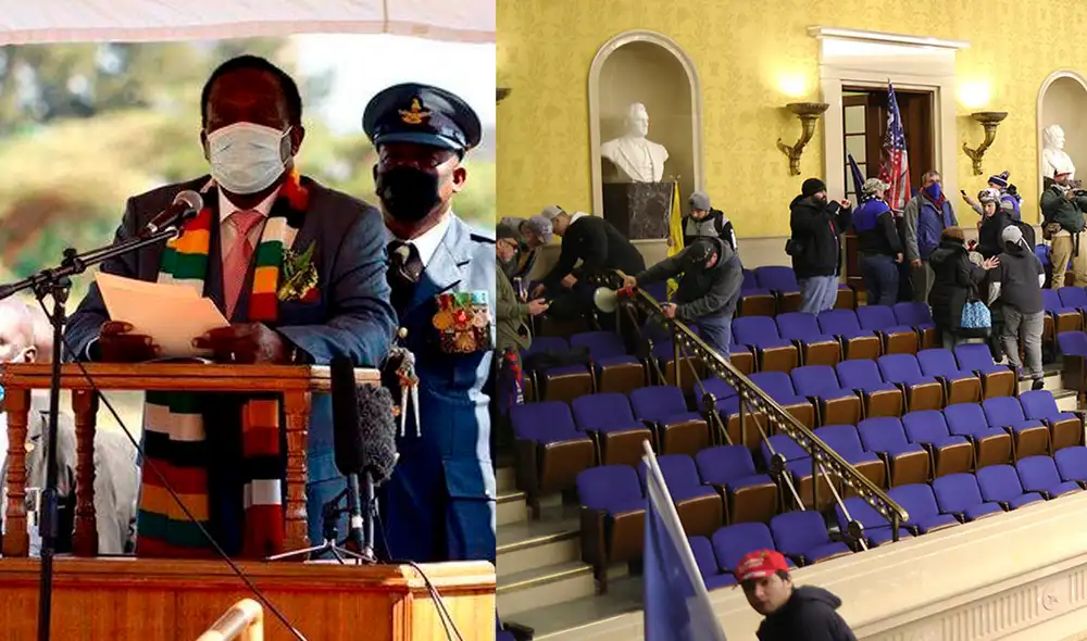 Presidente de Zimbabue señaló que las sanciones que mantiene EE. UU. contra su país deben terminar. Foto: captura Twitter Presidente de Zimbabue señaló que las sanciones que mantiene EE. UU. contra su país deben terminar. Foto: captura Twitter