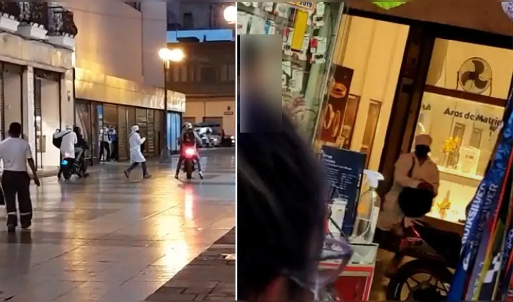 Según dueño de joyería, ladrones se llevaron 30.000 dólares en joyas. Foto: capturas/La República