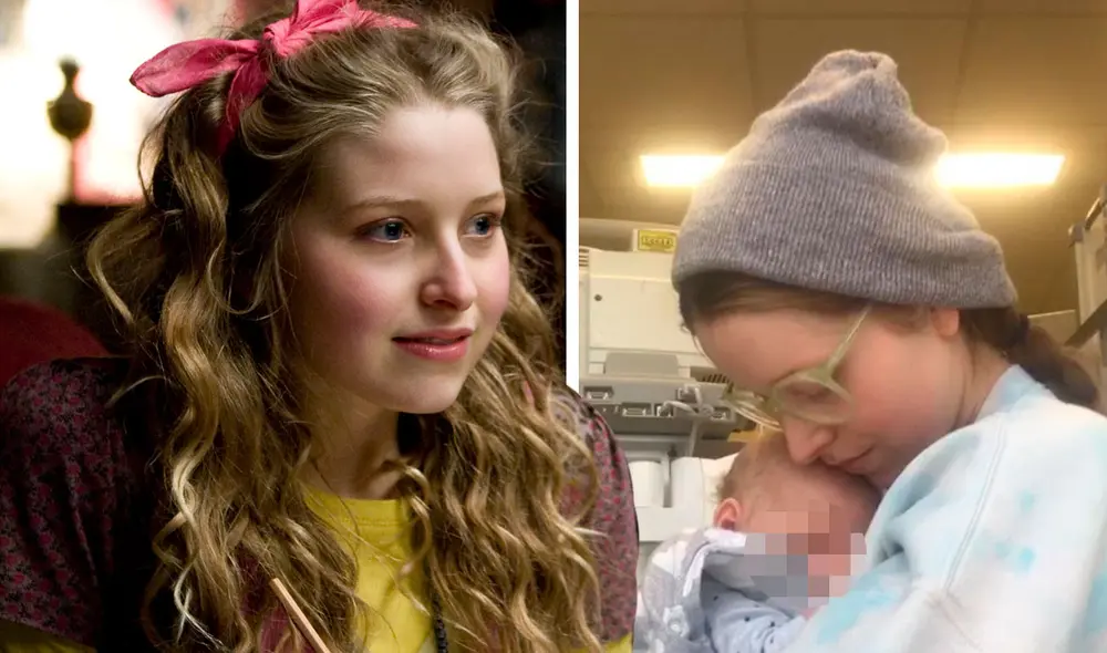 La actriz de Harry Potter reveló que su  bebé de once semanas tiene COVID-19. Foto: composición Jessie Cave / Instagram