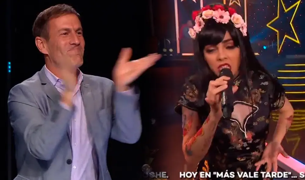 Los jurados de Grandes Batallas aplaudieron la presentación de Oriana Montero, quien eliminó a 'Pedro Infante' con voto unánime. Foto: captura/Latina Los jurados de Grandes Batallas aplaudieron la presentación de Oriana Montero, quien eliminó a 'Pedro Infante' con voto unánime. Foto: captura/Latina