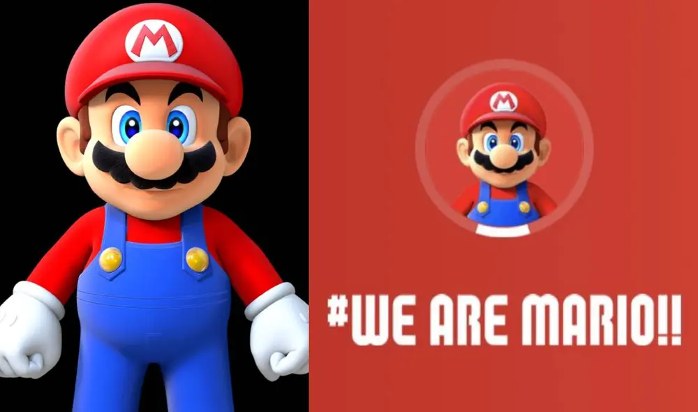 Al parecer, la gran N tomó la imagen de Mario hecha por un fan, en lugar de tomar una propia. Foto: Twitter/Nintendo