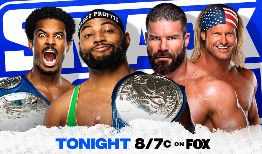 The Street Profits y Robert Roode y Dolph Ziggler se medirán en WWE SmackDown. Foto: WWE
