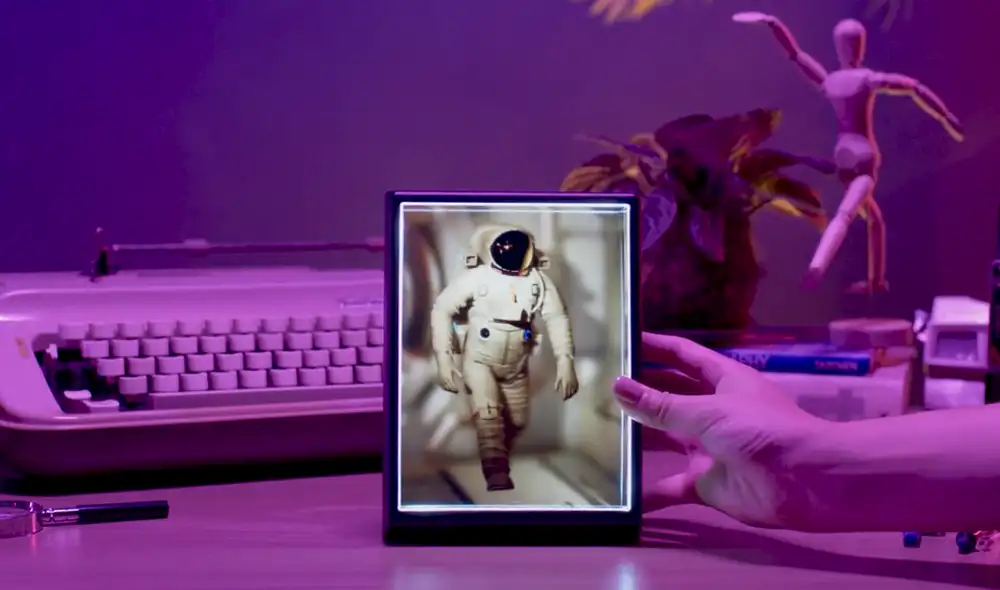 El programa admite fotografías del teléfono, computadora, físicas, escaneadas, ilustraciones, entre otras. Foto: Looking Glass El programa admite fotografías del teléfono, computadora, físicas, escaneadas, ilustraciones, entre otras. Foto: Looking Glass