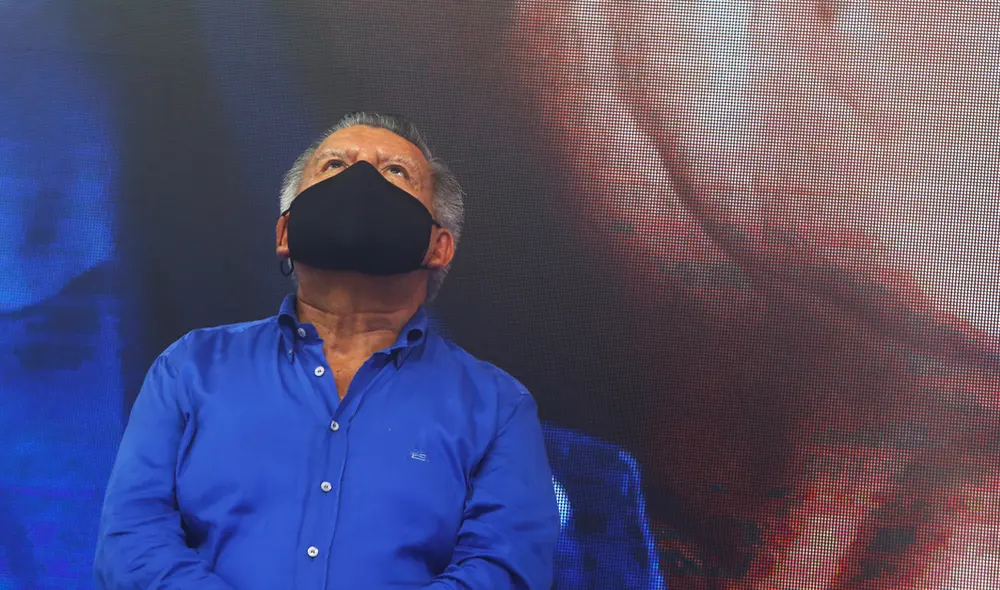 Recientemente se cuestionó a Acuña por sus mítines en donde se incumplieron las medidas sanitarias contra la COVID-19. Foto: La República