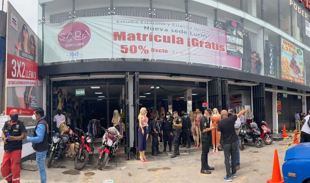 Policía ha cercado la zona para iniciar las diligencias por el intento de feminicidio. Foto: Difusión