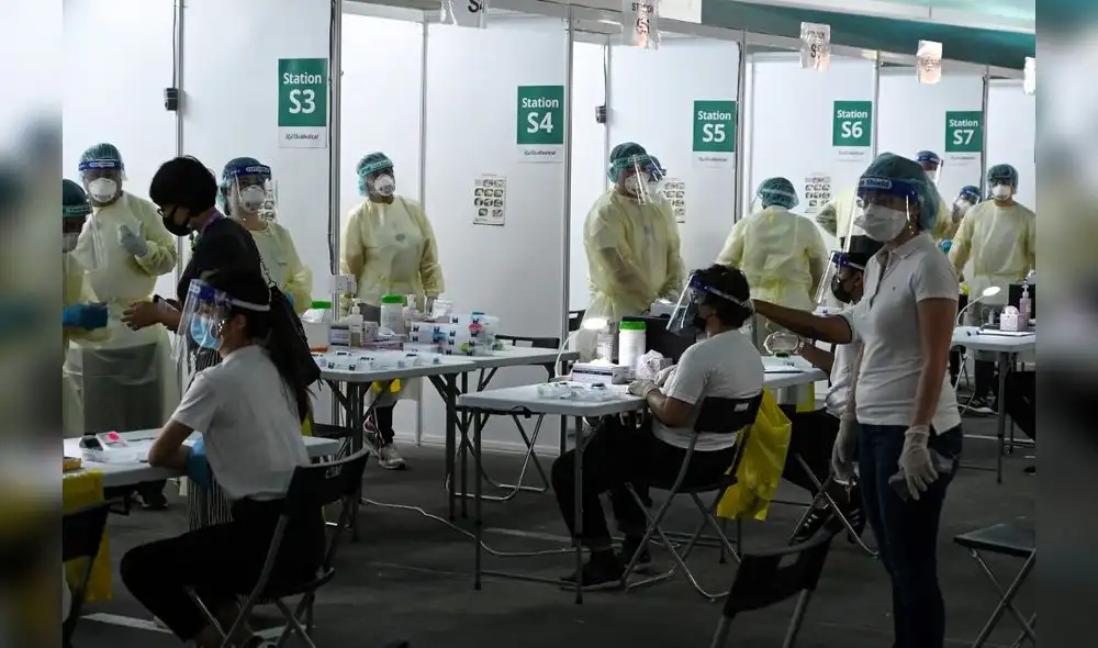 Singapur contabiliza desde el inicio de la pandemia 29 fallecidos por coronavirus. Foto: AFP