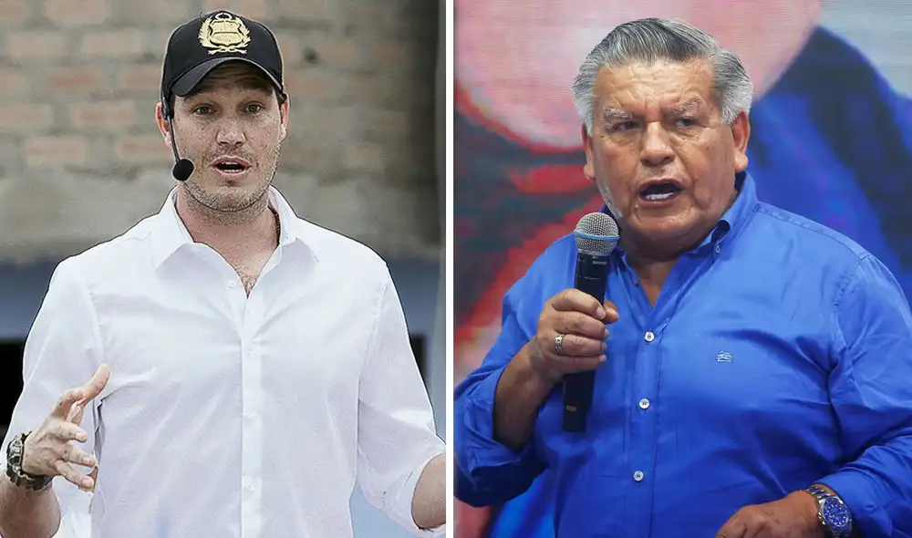 César Acuña y George Forsyth son candidatos a la presidencia de la República para las elecciones de abril. Foto: La República