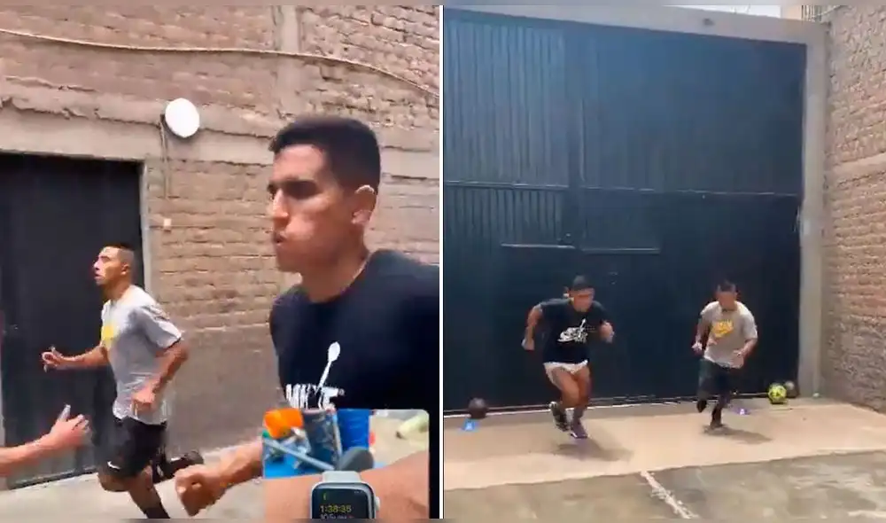 Gianfranco Chávez y Edhu Oliva se preparan para el 2021. Foto: captura/Instagram Gianfranco Chávez y Edhu Oliva se preparan para el 2021. Foto: captura/Instagram