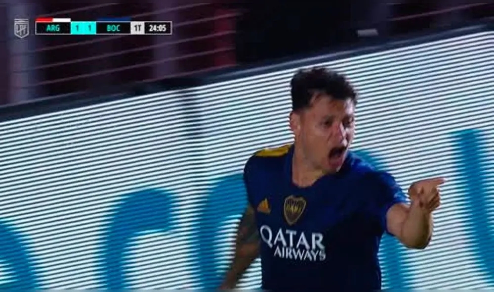 Zárate anotó su primer gol en la Copa Diego Maradona. Foto: captura/ESPN Zárate anotó su primer gol en la Copa Diego Maradona. Foto: captura/ESPN