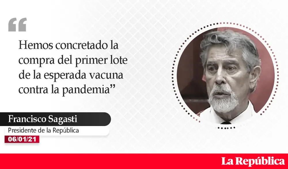 El presidente de la República anunció la compra del primer lote de vacunas contra la COVID-19 El presidente de la República anunció la compra del primer lote de vacunas contra la COVID-19