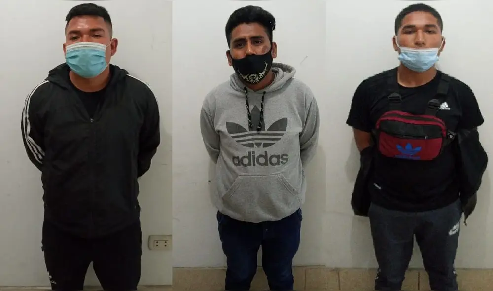 Los sujetos fueron capturados en el interior de un automóvil que era usado para sus asaltos. Foto: PNP