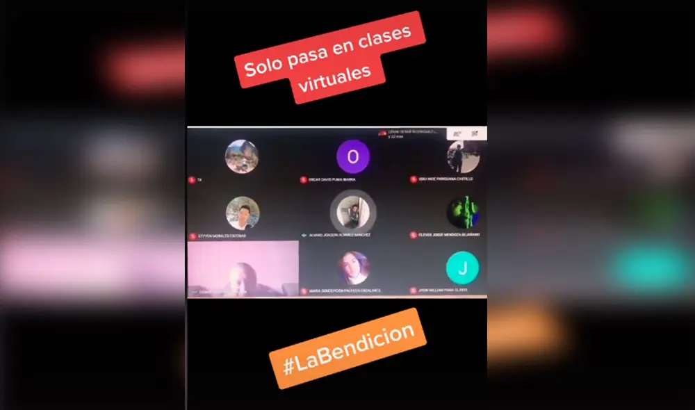 El menor sorprendió a toda la clase con su intervención y este clip no tardó en hacerse viral en redes sociales. Foto: captura de TikTok