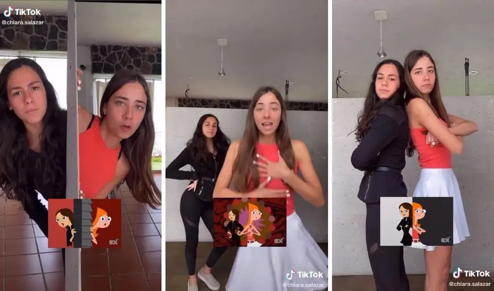 Así fue el homenaje a la famosa serie de Disney. Foto: captura de TikTok / @chiara.salazar