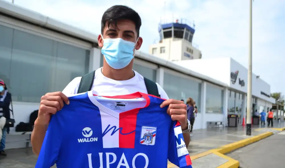 Rodriguez jugó en Danubio como volante mixto y espera usar el número 8 en Mannucci. Foto: Efren Zegarra Prensa CAM