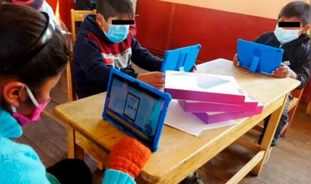 En Lambayeque, solo se entregaron 33 de las 26.650 tablets destinadas a escolares, según la Gerencia Regional de Educación. Foto: Andina