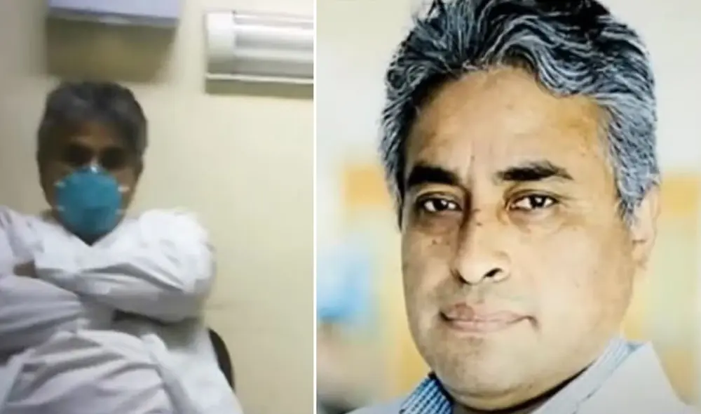 Walter Llerena Taco brindaba atención en el área de cirugía vascular. Foto: composición La República Walter Llerena Taco brindaba atención en el área de cirugía vascular. Foto: composición La República