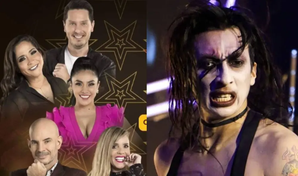 Imitador de Marilyn Manson podría participar en Yo soy, grandes batallas. Fuente: composición Yo soy Perú/ Instagram