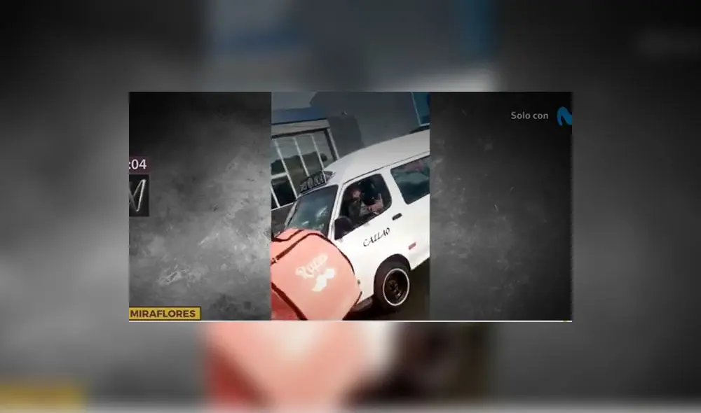 El herido fue trasladado al hospital Casimiro Ulloa. Foto: captura América Noticias