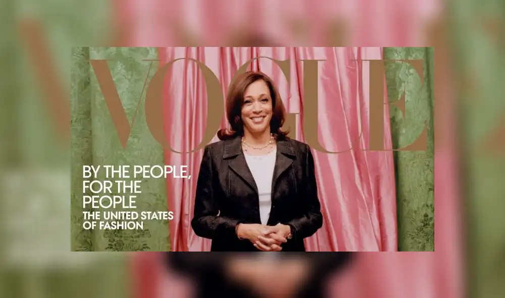 Kamala Harris posó para la revista Vogue. Foto: Tyler Mitchell