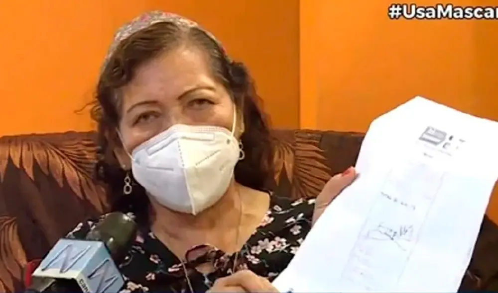 La mujer pide ayuda para que no se le cobre por las compras que no realizó. Foto: captura de Canal N La mujer pide ayuda para que no se le cobre por las compras que no realizó. Foto: captura de Canal N