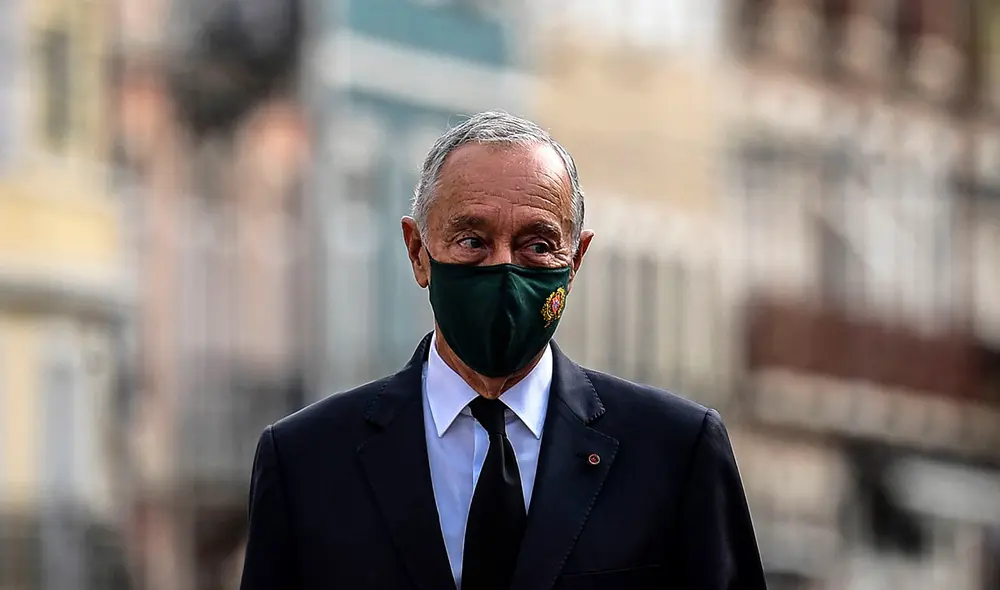 Marcelo Rebelo de Sousa, presidente de Portugal, había dado negativo a una prueba realizada el día domingo 10 de enero. Foto: AFP Marcelo Rebelo de Sousa, presidente de Portugal, había dado negativo a una prueba realizada el día domingo 10 de enero. Foto: AFP
