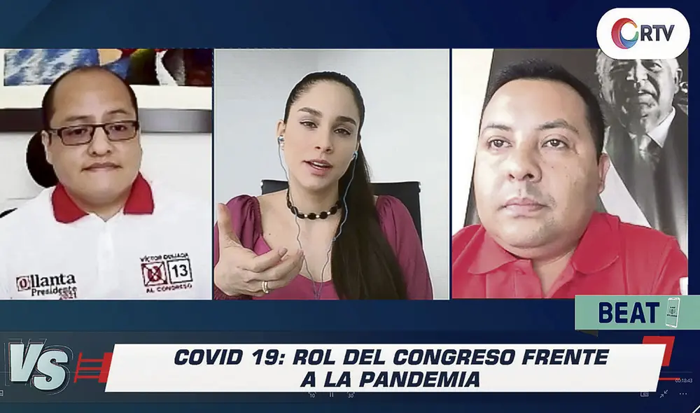 Nueva temporada. Esta vez, los debates serán a distancia por la pandemia del Covid-19, utilizando la tecnología. Foto: captura RTV