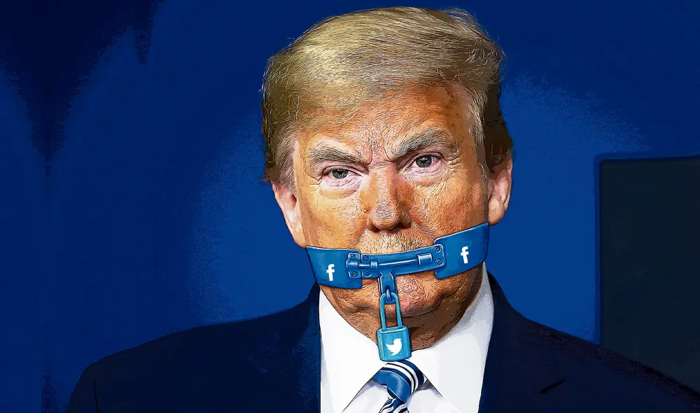 88,8 millones tiene el 45° presidente de EEUU en Twitter. Foto: composición LR, con imágenes de AFP y Shuttershock