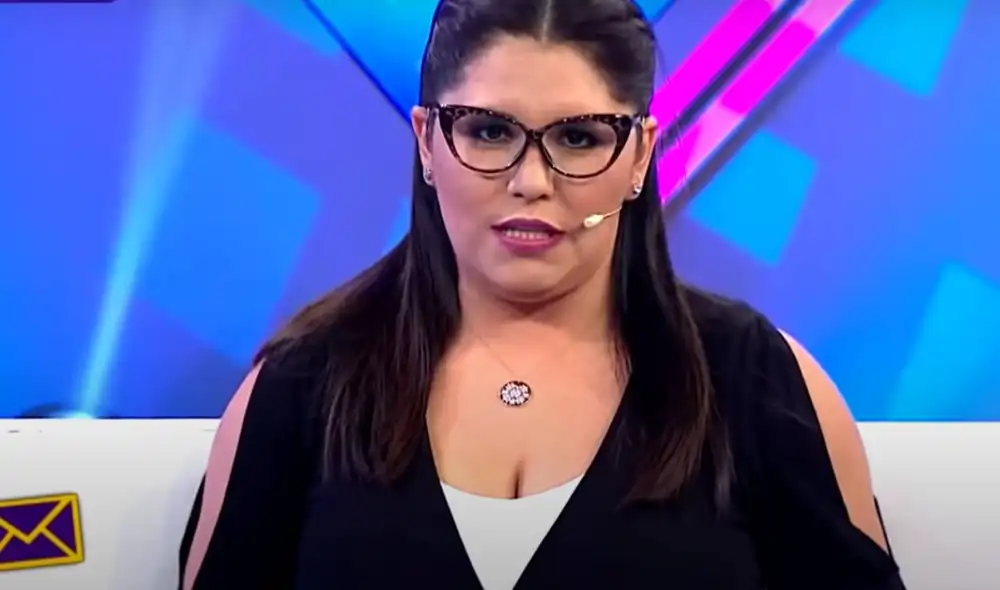 Lady Guillén agradeció a los televidentes por la sintonía. Foto: captura Latina