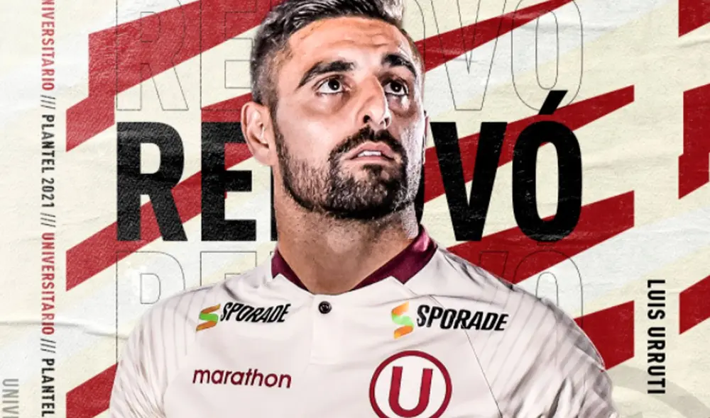 Luis Urruti llegó en el 2020 a Universitario a pedido de Gregorio Pérez. Foto: Universitario/Twitter